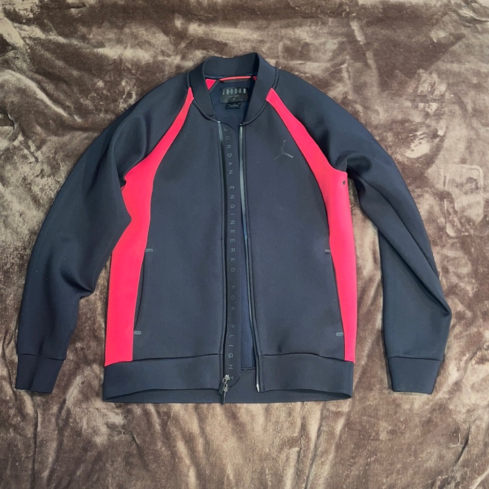 Jordan techfleece flight suit top Air Jordan1 bred